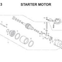 E13 Starter Motor Thumb