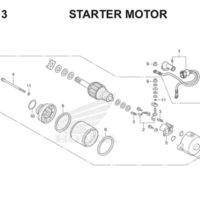 E13 Starter Motor Thumb