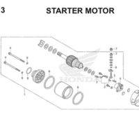 E13 Starting Motor Thumb