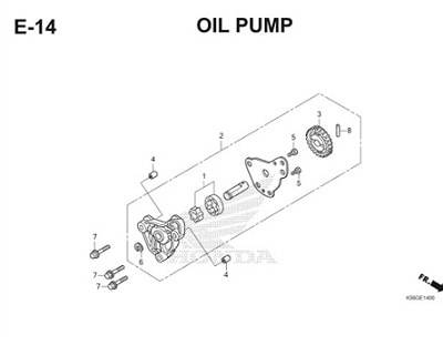 E14 Oil Pump Thumb