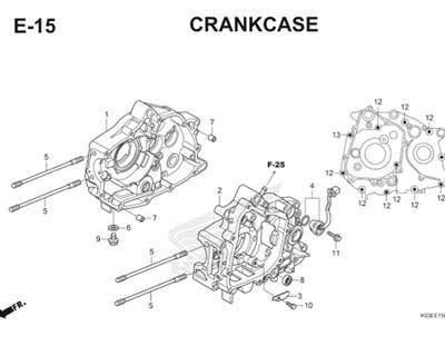 E15 Crankcase Thumb