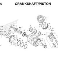 E15 Crankshaft Piston Thumb