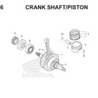 E16 Crank Shaft Piston Thumb