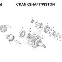 E16 Crankshaft Piston Thumb