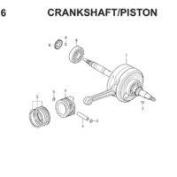 E16 Crankshaft Piston Thumb