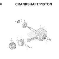 E16 Crankshaft Piston Thumb