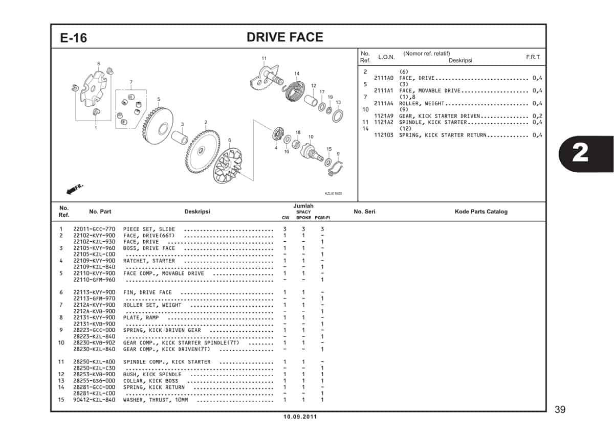  E16 Drive Face 1