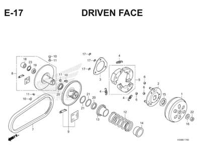 E17 Driven Face Thumb