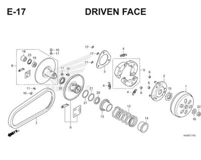 E17 Driven Face Thumb