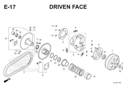 E17 Driven Face Thumb