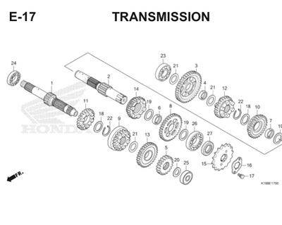 E17 Transmission Thumb