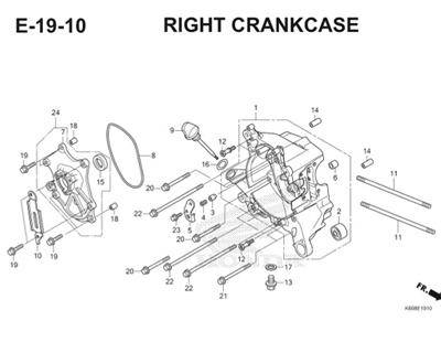 E19 10 Right Crankcase Thumb