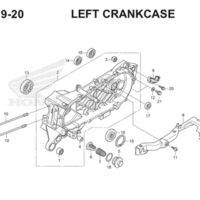 E19 20 Left Crankcase Thumb
