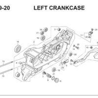 E19 20 Left Crankcase Thumb
