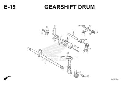 E19 Gearshift Drum Katalog Blade K47 Thumb