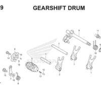 E19 Gearshift Drum Thumb