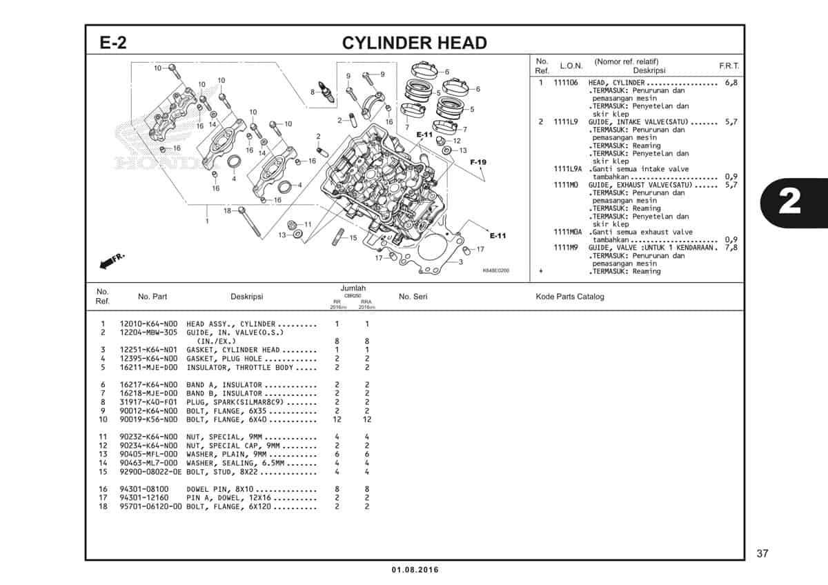  E2 Cylinder Head 1