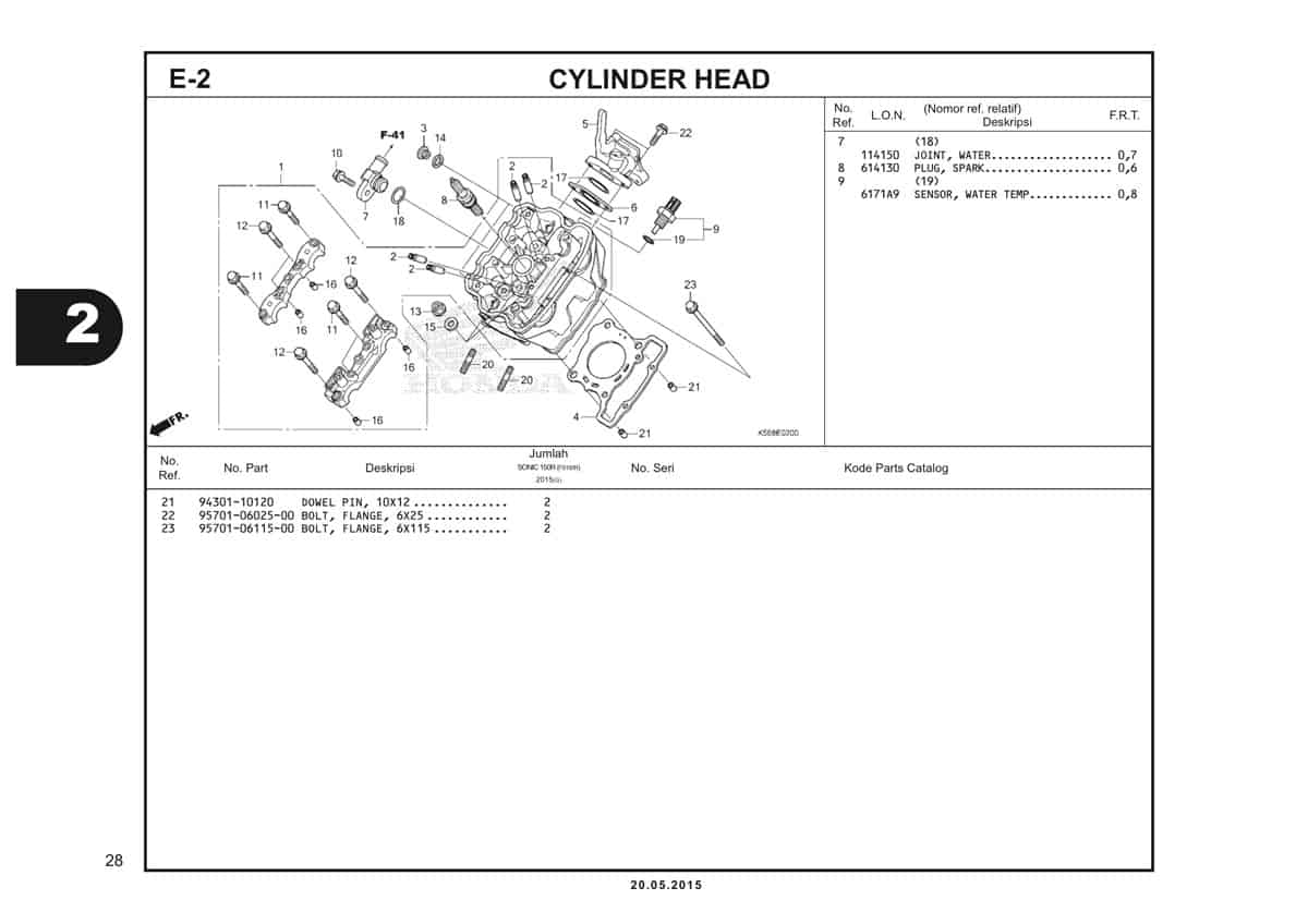  E2 Cylinder Head 2