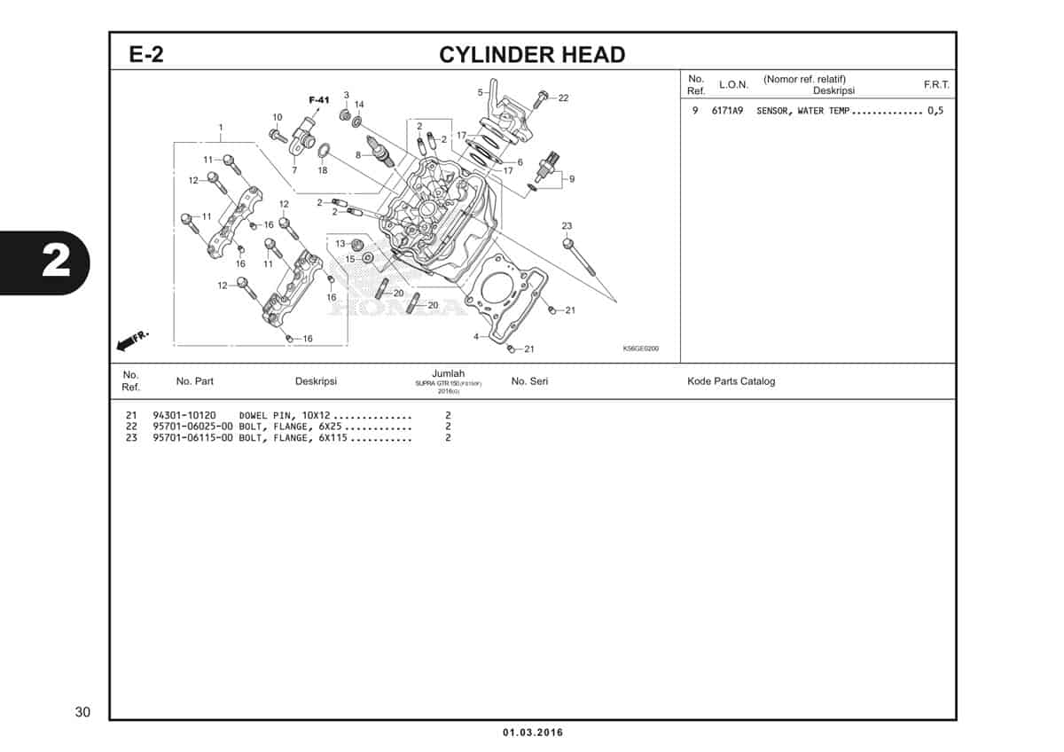  E2 Cylinder Head 2