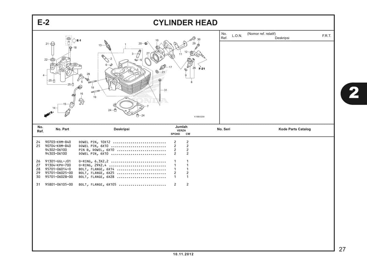  E2 Cylinder Head 2