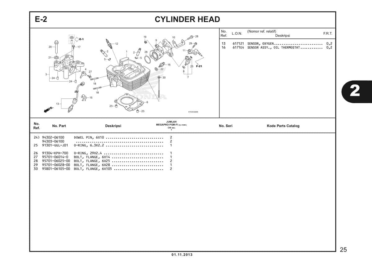  E2 Cylinder Head 2