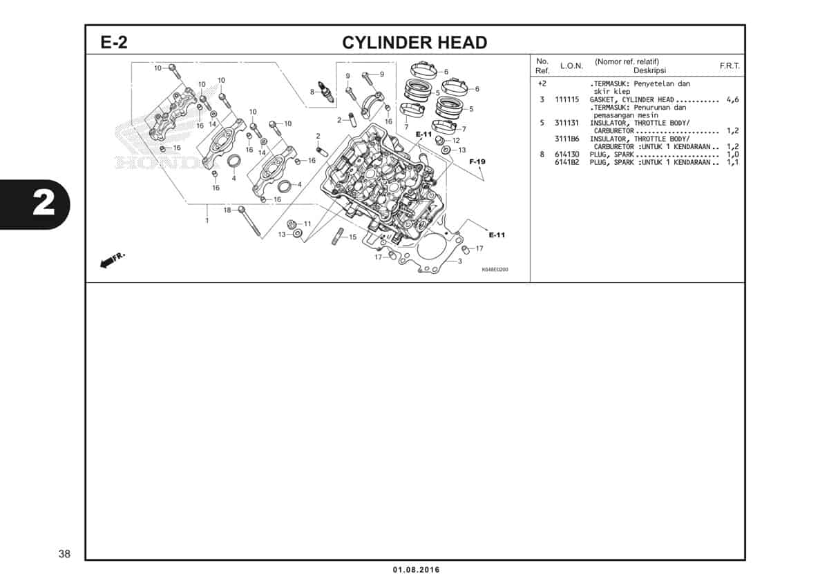  E2 Cylinder Head 2