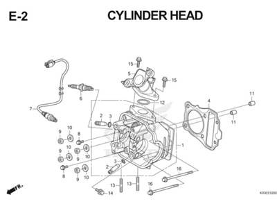 E2 Cylinder Head Thumb