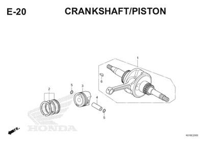 E20 Crankshaft Piston Thumb