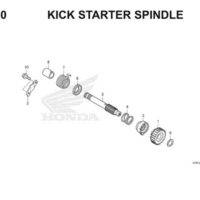 E20 Kick Starter Spindle Thumb