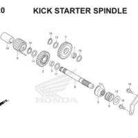 E20 Kick Starter Spindle Thumb