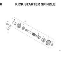 E20 Kick Starter Spindle Thumb