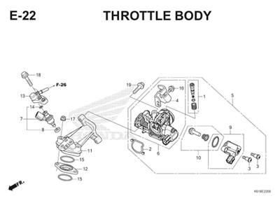 E22 Throttle Body Thumb