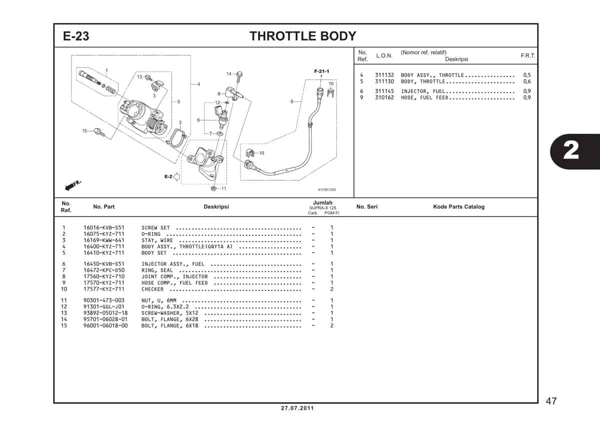  E23 Throttle Body