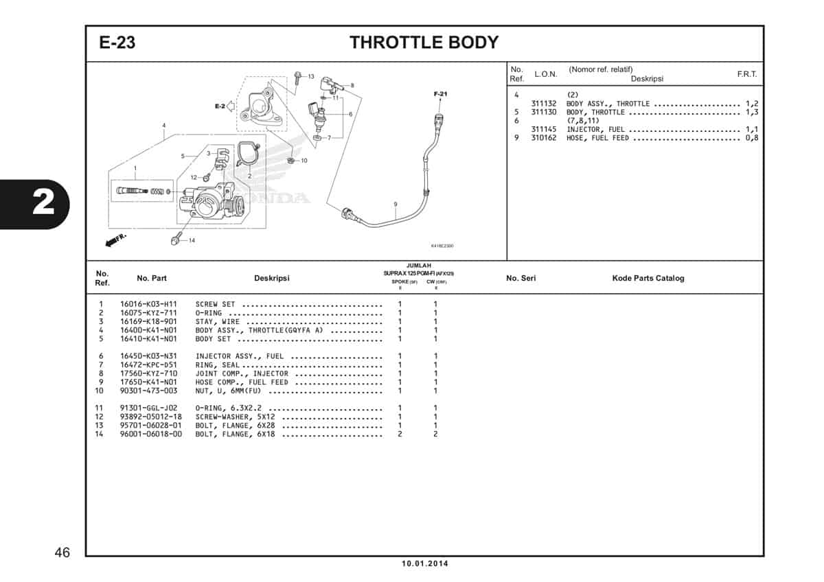  E23 Throttle Body