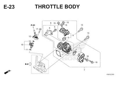 E23 Throttle Body Thumb