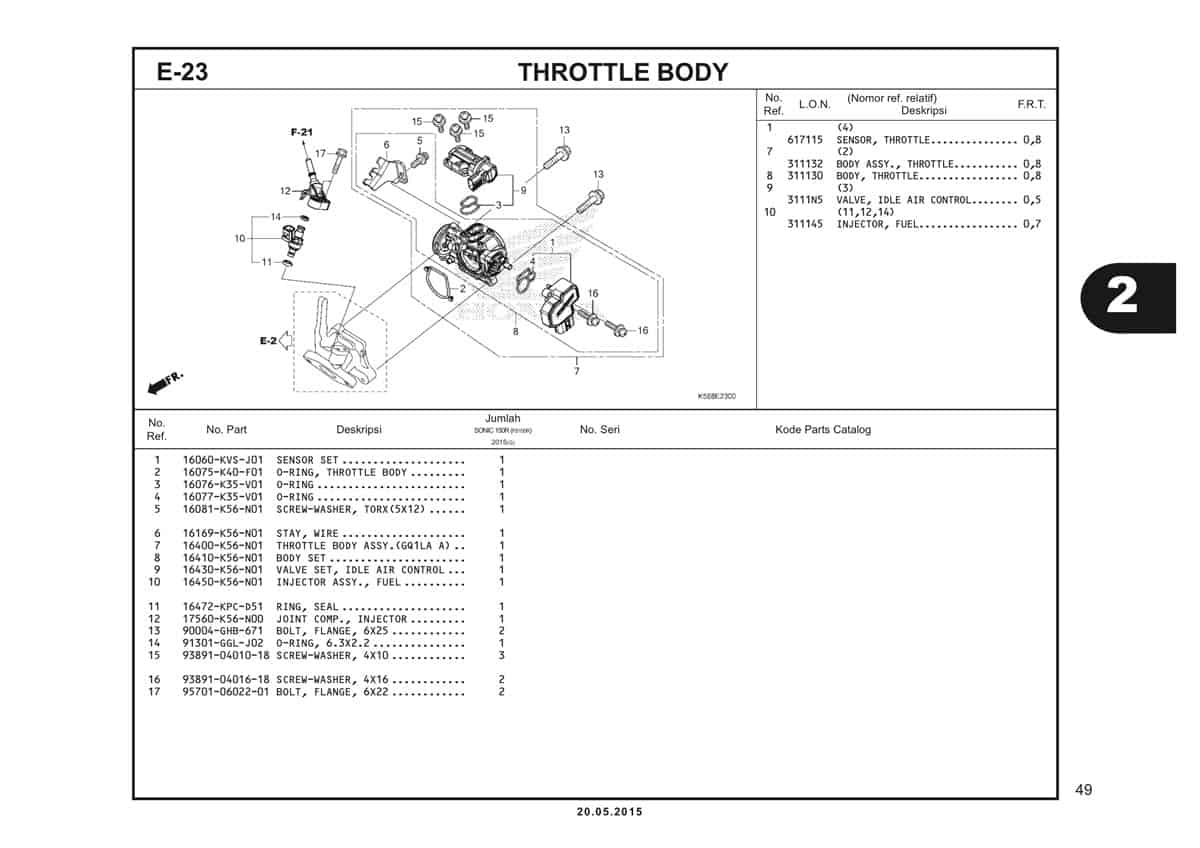  E23 Throttle Body