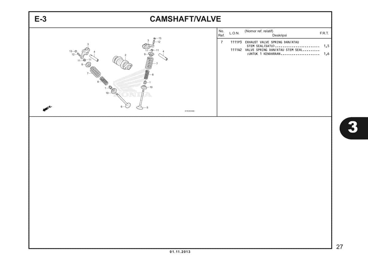  E3 Camshaft Valve 2