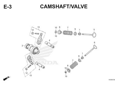 E3 Camshaft Valve Thumb