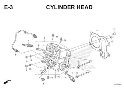 E3 Cylinder Head Thumb