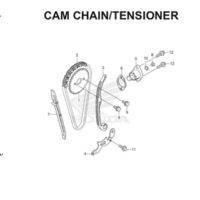 E4 Cam Chain Tensioner Thumb