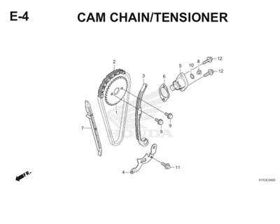 E4 Cam Chain Tensioner Thumb