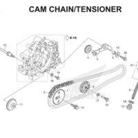 E4 Cam Chain Tensioner Thumb