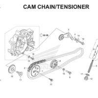 E4 Cam Chain Tensioner Thumb