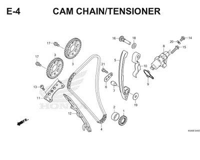 E4 Cam Chain Tensioner Thumb