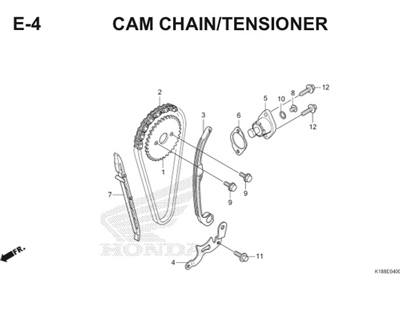 E4 Camchain Tensioner Thumb