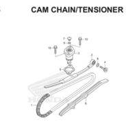 E5 Cam Chain Tensioner Thumb