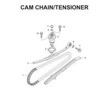E5 Cam Chain Tensioner Thumb