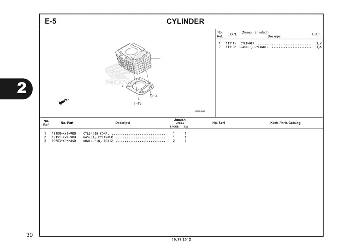  E5 Cylinder