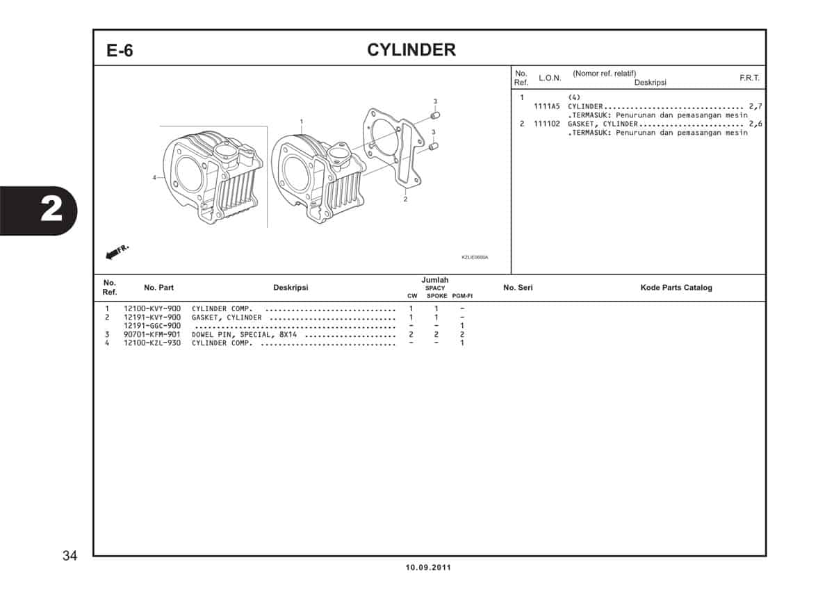  E6 Cylinder