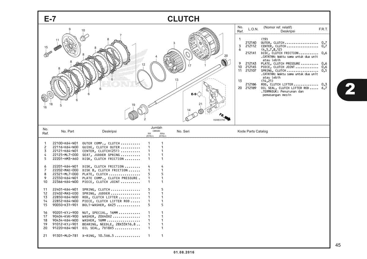  E7 Clutch